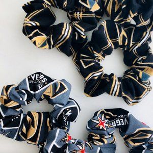 2 VGK Las Vegas Golden Knights Scrunchies